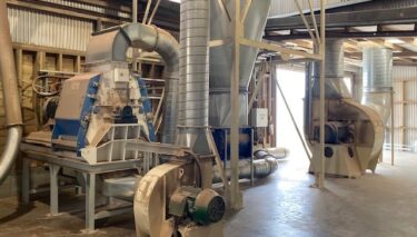 Dust Extraction System for Timber Cut Line