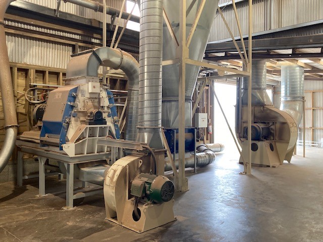 Dust Extraction System for Timber Cut Line