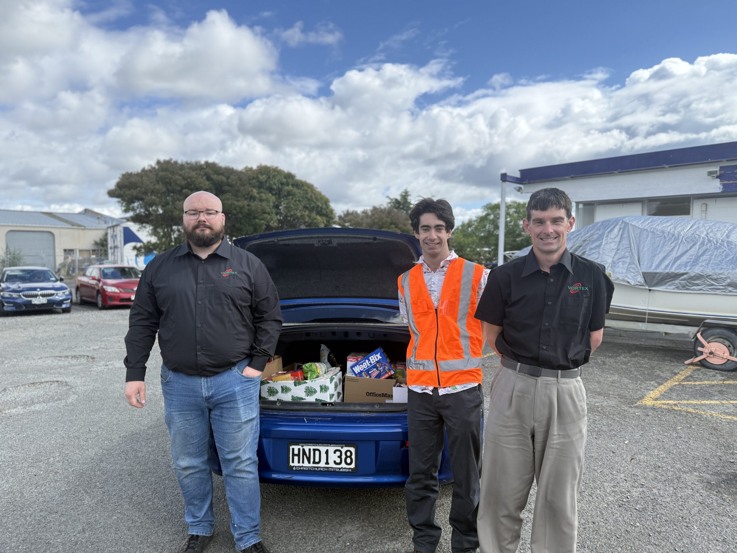 Vortex Supports Christchurch City Mission with Annual Food Bank Donation