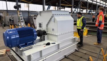 High-Capacity Hammer Mill for Biomass Processing